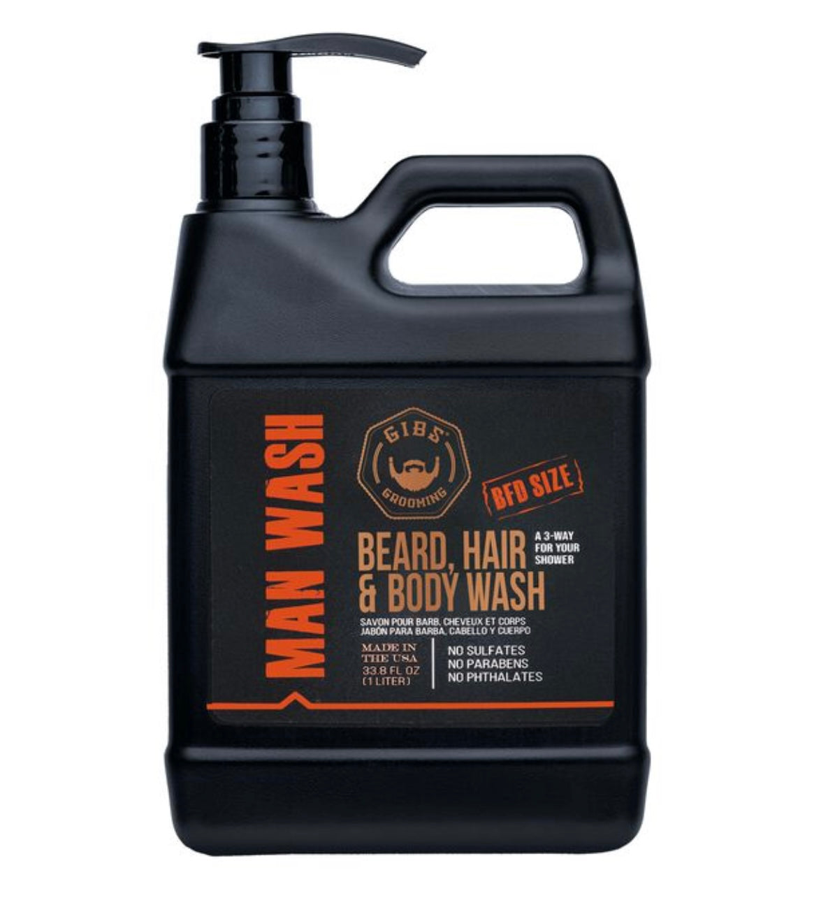 GIBS Man Wash BHB (Beard, Hair and Body)