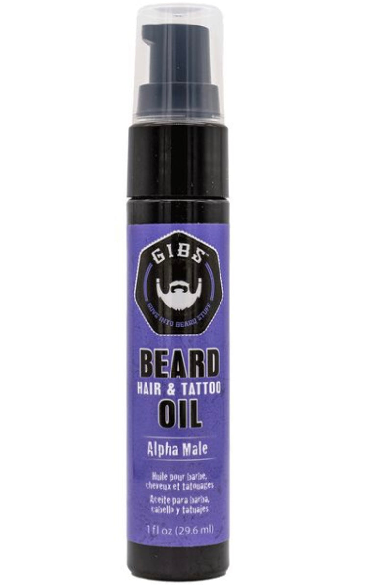 GIBS Alpha Male Beard, Hair, & Tattoo Oil