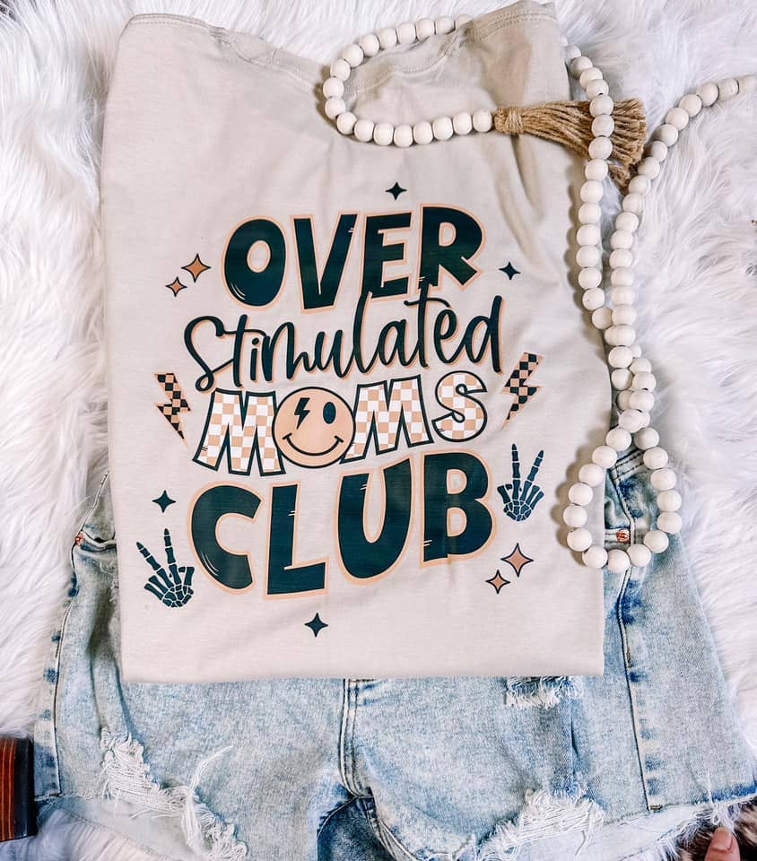 Checkered Overstimulated Moms Club